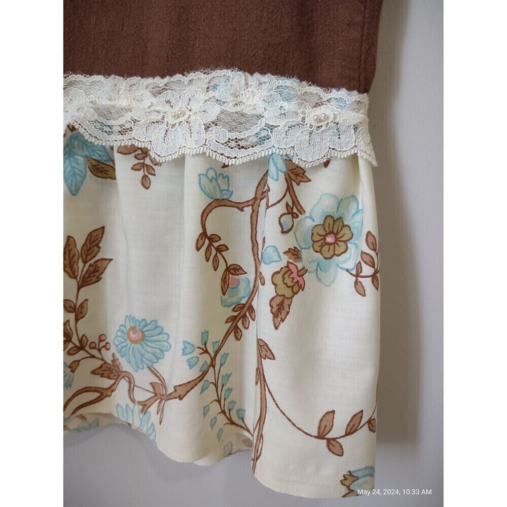 OOAK Upcycle Boho Shabby Chic Ladies Bloomers Pantaloons Patchwork refashioned - Picture 3 of 10